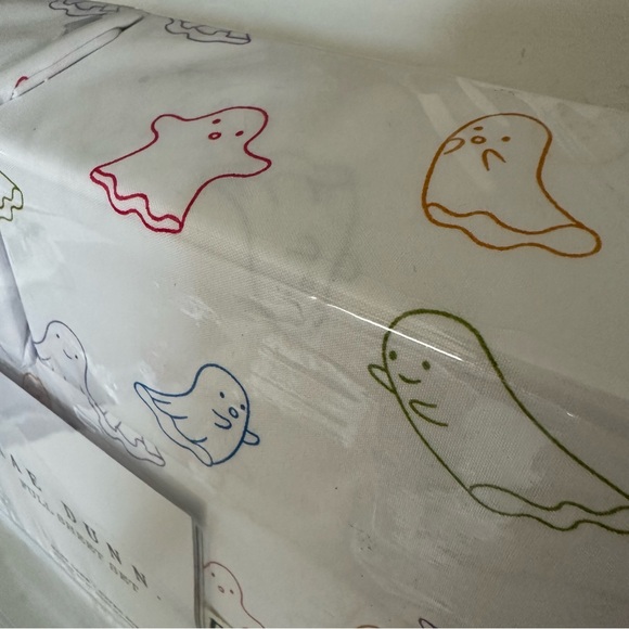 Rae Dunn Halloween Ghost Sheet Set FULL Size – Pastel NWT - Picture 4 of 7